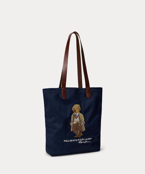 Polo ベア ツイル ショッパー トート（トートバッグ）｜POLO RALPH