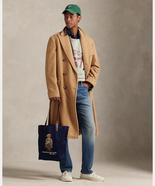 POLO RALPH LAUREN（ポロ ラルフ ローレン）の「Polo ベア ツイル ショッパー トート（トートバッグ・メンズ・ネイビー系1・ONE）」の6枚目の写真