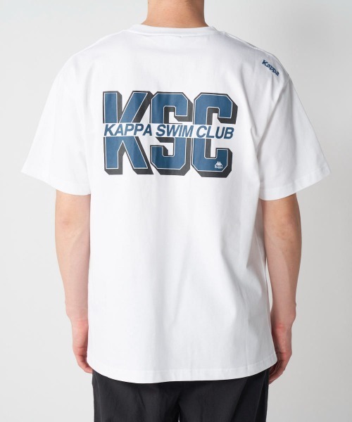 Kappa(カッパ)の「≪ウェルネスシリーズ≫スイムラフィック ユニセックスTシャツ(Tシャツ/カットソー・レディース・ホワイト/ブラック・LARGE/MEDIUM/SMALL)」の20枚目の写真