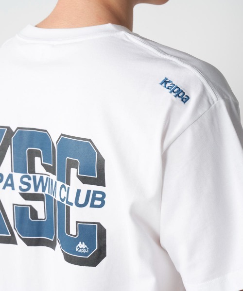 Kappa(カッパ)の「≪ウェルネスシリーズ≫スイムラフィック ユニセックスTシャツ(Tシャツ/カットソー・レディース・ホワイト/ブラック・LARGE/MEDIUM/SMALL)」の22枚目の写真