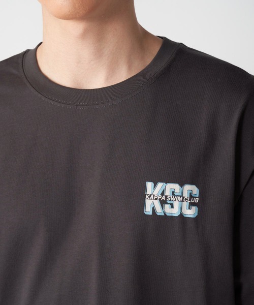 Kappa(カッパ)の「≪ウェルネスシリーズ≫スイムラフィック ユニセックスTシャツ(Tシャツ/カットソー・レディース・ホワイト/ブラック・LARGE/MEDIUM/SMALL)」の16枚目の写真