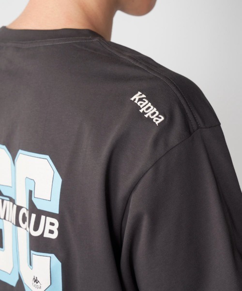 Kappa(カッパ)の「≪ウェルネスシリーズ≫スイムラフィック ユニセックスTシャツ(Tシャツ/カットソー・レディース・ホワイト/ブラック・LARGE/MEDIUM/SMALL)」の17枚目の写真