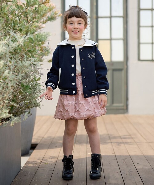 ANY（エニィ）の「しあわせタッチニット（ニット/セーター・キッズ・ピンク系/アイボリー系/ブラック系・130/110/120）」の9枚目の写真