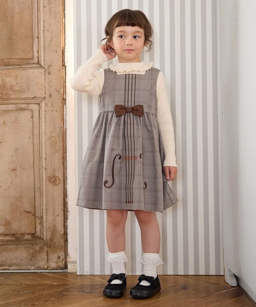 ANY（エニィ）の「しあわせタッチニット（ニット/セーター・キッズ・ピンク系/アイボリー系/ブラック系・130/110/120）」の10枚目の写真