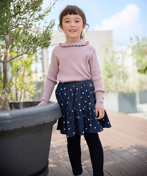 ANY（エニィ）の「しあわせタッチニット（ニット/セーター・キッズ・ピンク系/アイボリー系/ブラック系・130/110/120）」の15枚目の写真