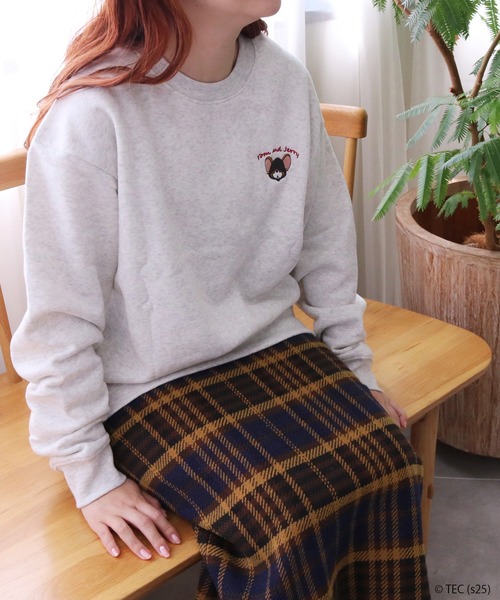 公式】トムとジェリー フーディー＆サガラ刺繍スウェット（スウェット