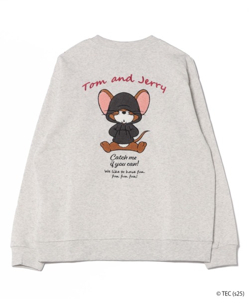 公式】トムとジェリー フーディー＆サガラ刺繍スウェット（スウェット