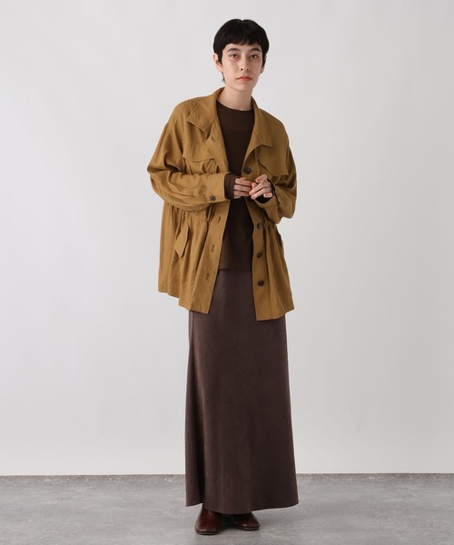 studio CLIP（スタディオクリップ）の「《ウタオ》シアーテレコプルオーバー（Tシャツ/カットソー・レディース・オフホワイト/ライトグレー/ブラウン/ホワイト・FREE）」の7枚目の写真