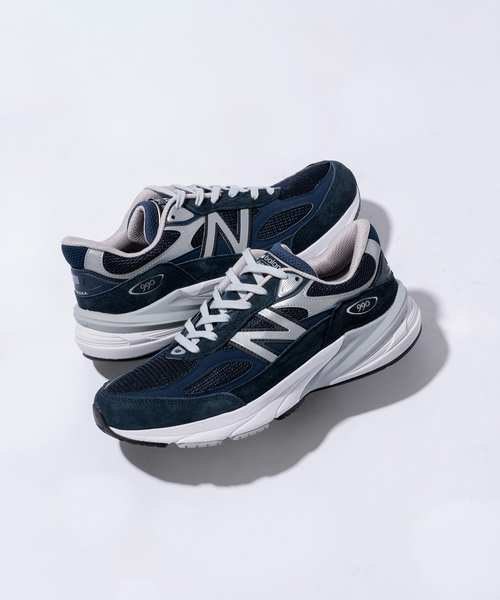 NEW BALANCE(ニューバランス)の「New Balance (ニューバランス) M990NV6 / 990V6(スニーカー・メンズ・ネイビー・26cm/26.5cm/27cm/27.5cm/28cm/28.5cm/29cm)」の2枚目の写真