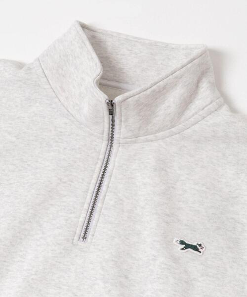 PENNEYS(ぺニーズ)の「『XLサイズ/WEB限定』『別注』PENNEYS×DOORS THE FOX ハーフジップスウェット(スウェット・メンズ・ベージュ/グレー系その他/チャコールグレー・MEDIUM/LARGE/X-LARGE)」の5枚目の写真