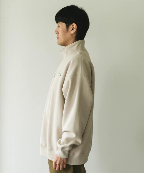 PENNEYS(ぺニーズ)の「『XLサイズ/WEB限定』『別注』PENNEYS×DOORS THE FOX ハーフジップスウェット(スウェット・メンズ・ベージュ/グレー系その他/チャコールグレー・MEDIUM/LARGE/X-LARGE)」の14枚目の写真