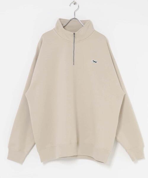 PENNEYS(ぺニーズ)の「『XLサイズ/WEB限定』『別注』PENNEYS×DOORS THE FOX ハーフジップスウェット(スウェット・メンズ・ベージュ/グレー系その他/チャコールグレー・MEDIUM/LARGE/X-LARGE)」の16枚目の写真