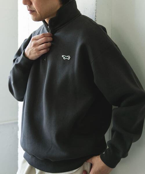 PENNEYS(ぺニーズ)の「『XLサイズ/WEB限定』『別注』PENNEYS×DOORS THE FOX ハーフジップスウェット(スウェット・メンズ・ベージュ/グレー系その他/チャコールグレー・MEDIUM/LARGE/X-LARGE)」の21枚目の写真
