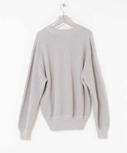 crepuscule（クレプスキュール）の「『別注』crepuscule×URBAN RESEARCH　Moss Stitch V Pullover（ニット/セーター・メンズ・ベージュ/ブラウン/ブラック・1/2）」の15枚目の写真