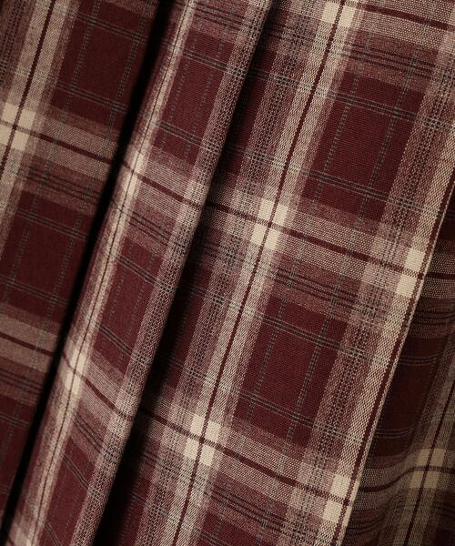 セール】◇ベルテッドチェックプリーツスカート（スカート）｜NATURAL