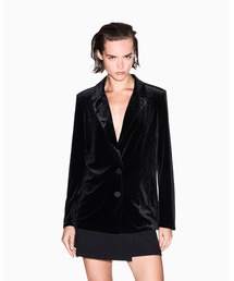 ARMANI EXCHANGE | 【A|X アルマーニ エクスチェンジ】＜オンライン限定＞ストレッチベルベット シングルブレストジャケット(テーラードジャケット)