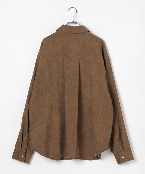 3.3 Field Trip (3.3フィールドトリップ)の「【UNISEX】ALAND/コーデュロイ長袖シャツ(シャツ/ブラウス・レディース・ブラウン/ライトブルー・MEDIUM/SMALL)」の3枚目の写真