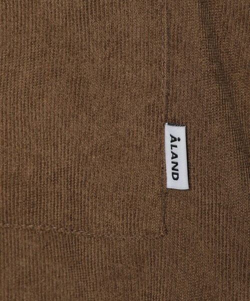 3.3 Field Trip (3.3フィールドトリップ)の「【UNISEX】ALAND/コーデュロイ長袖シャツ(シャツ/ブラウス・レディース・ブラウン/ライトブルー・MEDIUM/SMALL)」の10枚目の写真