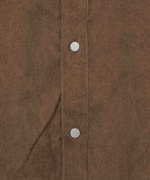 3.3 Field Trip (3.3フィールドトリップ)の「【UNISEX】ALAND/コーデュロイ長袖シャツ(シャツ/ブラウス・レディース・ブラウン/ライトブルー・MEDIUM/SMALL)」の11枚目の写真