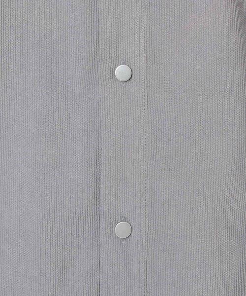 3.3 Field Trip (3.3フィールドトリップ)の「【UNISEX】ALAND/コーデュロイ長袖シャツ(シャツ/ブラウス・レディース・ブラウン/ライトブルー・MEDIUM/SMALL)」の12枚目の写真