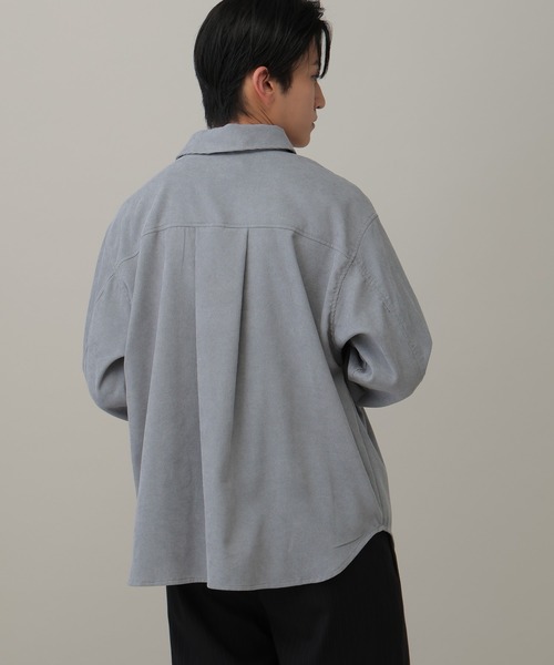 3.3 Field Trip (3.3フィールドトリップ)の「【UNISEX】ALAND/コーデュロイ長袖シャツ(シャツ/ブラウス・レディース・ブラウン/ライトブルー・MEDIUM/SMALL)」の22枚目の写真