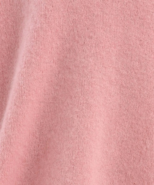 Andemiu(アンデミュウ)の「【手洗い可能】モヘアウールVプルオーバー491832(ニット/セーター・レディース・ピンク/オフホワイト/グレー・FREE)」の17枚目の写真