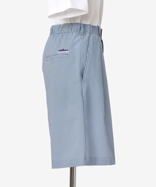 THOUSAND MILE（サウザンドマイル）の「[L's]TUCK SHORT PANTS HIGH AIR PERMEABILITY CHECK/タックショートパンツ（その他パンツ・レディース・ブラウン系その他/ブルー系その他/ブラック系その他・FREE）」の10枚目の写真