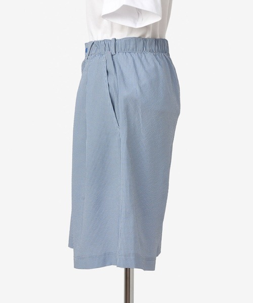 THOUSAND MILE（サウザンドマイル）の「[L's]TUCK SHORT PANTS HIGH AIR PERMEABILITY CHECK/タックショートパンツ（その他パンツ・レディース・ブラウン系その他/ブルー系その他/ブラック系その他・FREE）」の11枚目の写真