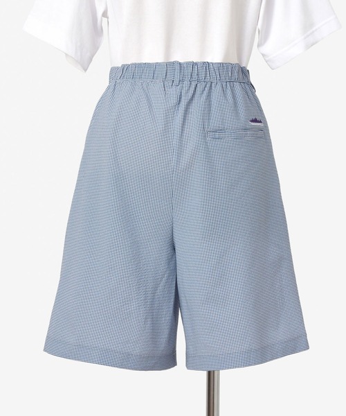 THOUSAND MILE（サウザンドマイル）の「[L's]TUCK SHORT PANTS HIGH AIR PERMEABILITY CHECK/タックショートパンツ（その他パンツ・レディース・ブラウン系その他/ブルー系その他/ブラック系その他・FREE）」の12枚目の写真
