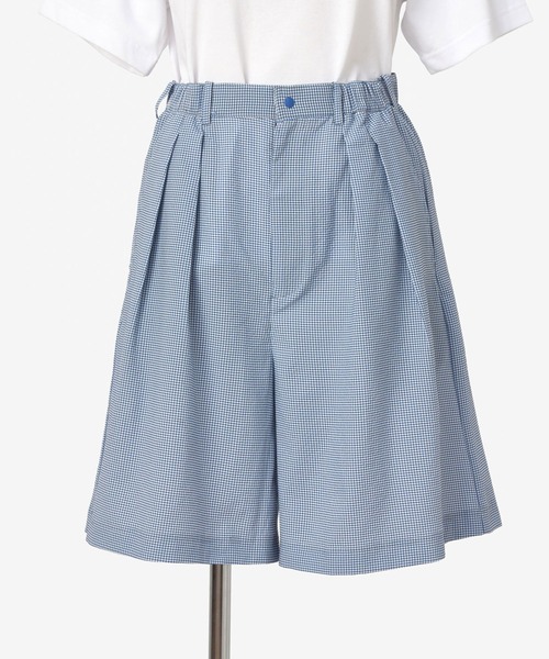 THOUSAND MILE（サウザンドマイル）の「[L's]TUCK SHORT PANTS HIGH AIR PERMEABILITY CHECK/タックショートパンツ（その他パンツ・レディース・ブラウン系その他/ブルー系その他/ブラック系その他・FREE）」の13枚目の写真