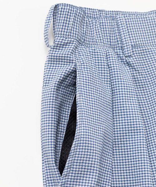 THOUSAND MILE（サウザンドマイル）の「[L's]TUCK SHORT PANTS HIGH AIR PERMEABILITY CHECK/タックショートパンツ（その他パンツ・レディース・ブラウン系その他/ブルー系その他/ブラック系その他・FREE）」の17枚目の写真
