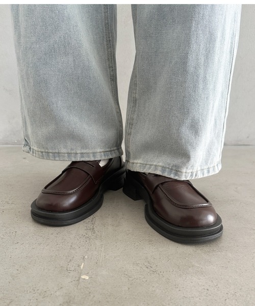 wears(ウェアーズ)の「厚底シンプルコインローファー(ローファー・レディース・ブラック/ブラウン・24.5cm/23.5cm)」の16枚目の写真