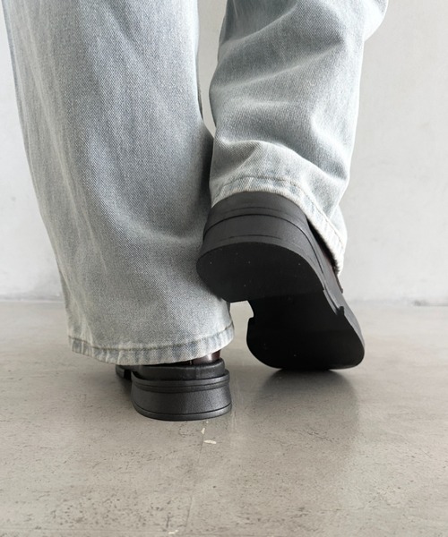 wears(ウェアーズ)の「厚底シンプルコインローファー(ローファー・レディース・ブラック/ブラウン・24.5cm/23.5cm)」の19枚目の写真