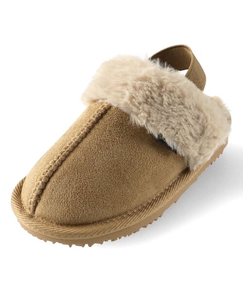 BRANSHES（ブランシェス）の「フェイクムートン/ファーサボサンダル（サンダル・キッズ・アイボリー/キャメル・16.0cm/19.0cm/17.0cm/20.0cm/21.0cm/18.0cm）」の7枚目の写真