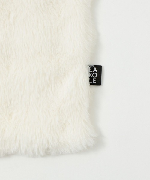 セール】ファーブランケット[IVORY] / 587707（ブランケット）｜LAKOLE