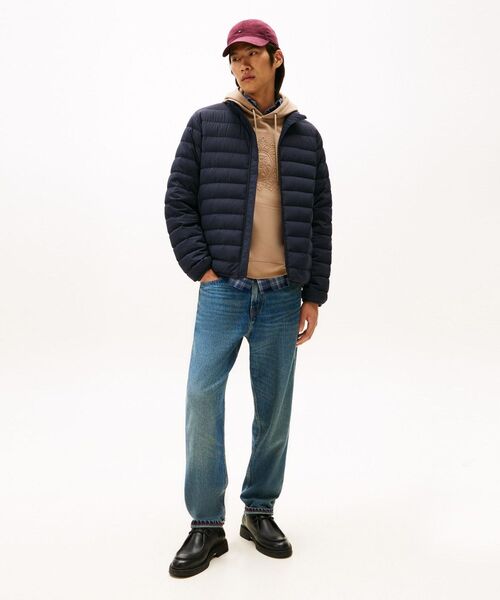 TOMMY HILFIGER(トミーヒルフィガー)の「グースダウンパッカブルジャケット(ダウンジャケット/コート・メンズ・グリーン/ネイビー・SMALL/MEDIUM/LARGE/X-LARGE)」の4枚目の写真