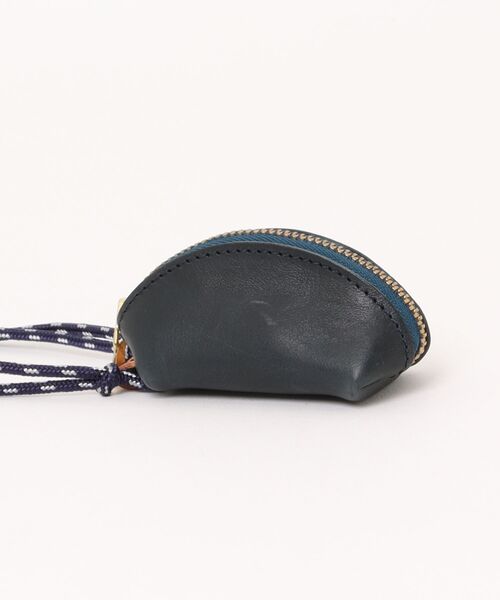 TONE SELECT GOODS（トーンセレクトグッズ）の「Butler Verner Sails(バトラーバーナーセイルズ) ホースレザー ネックポーチ 小銭入れ 【JW-2566】（コインケース・レディース・ダークグリーン/ネイビー・FREE）」の5枚目の写真