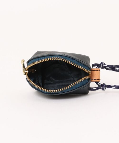 TONE SELECT GOODS（トーンセレクトグッズ）の「Butler Verner Sails(バトラーバーナーセイルズ) ホースレザー ネックポーチ 小銭入れ 【JW-2566】（コインケース・レディース・ダークグリーン/ネイビー・FREE）」の3枚目の写真