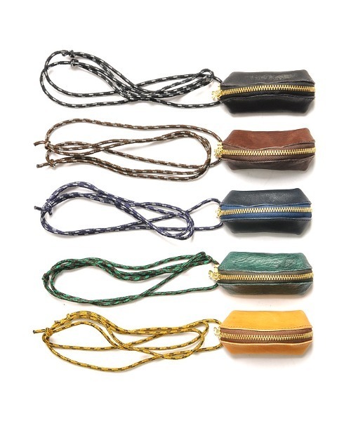 TONE SELECT GOODS（トーンセレクトグッズ）の「Butler Verner Sails(バトラーバーナーセイルズ) ホースレザー ネックポーチ 小銭入れ 【JW-2566】（コインケース・レディース・ダークグリーン/ネイビー・FREE）」の6枚目の写真
