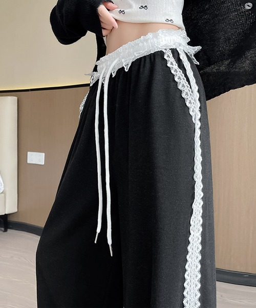 blackdia ocean(ブラックダイヤオーシャン)の「blackdia ocean レースライン スウェットパンツ(スウェットパンツ・レディース・ライトグレー/ブラック/グレー・SMALL/MEDIUM/LARGE)」の7枚目の写真