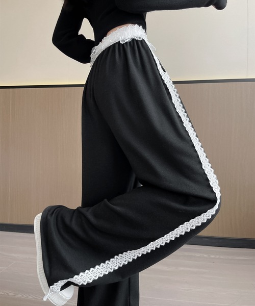 blackdia ocean(ブラックダイヤオーシャン)の「blackdia ocean レースライン スウェットパンツ(スウェットパンツ・レディース・ライトグレー/ブラック/グレー・SMALL/MEDIUM/LARGE)」の14枚目の写真