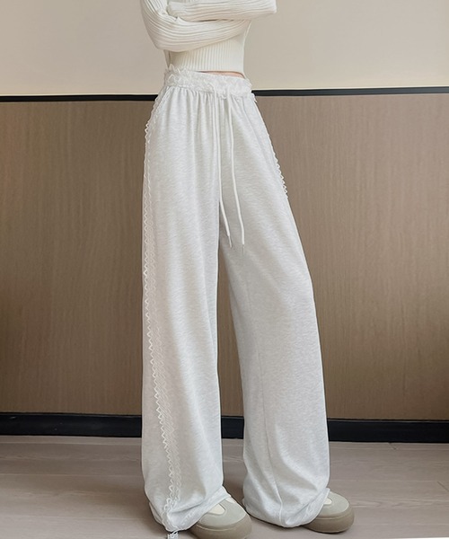 blackdia ocean(ブラックダイヤオーシャン)の「blackdia ocean レースライン スウェットパンツ(スウェットパンツ・レディース・ライトグレー/ブラック/グレー・SMALL/MEDIUM/LARGE)」の19枚目の写真