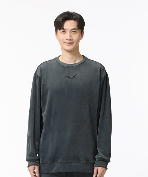 BAKUNE ベロア ロングスリーブ クルーネック（ルームウェア/パジャマ