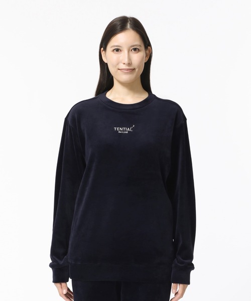 BAKUNE ベロア ロングスリーブ クルーネック（ルームウェア/パジャマ