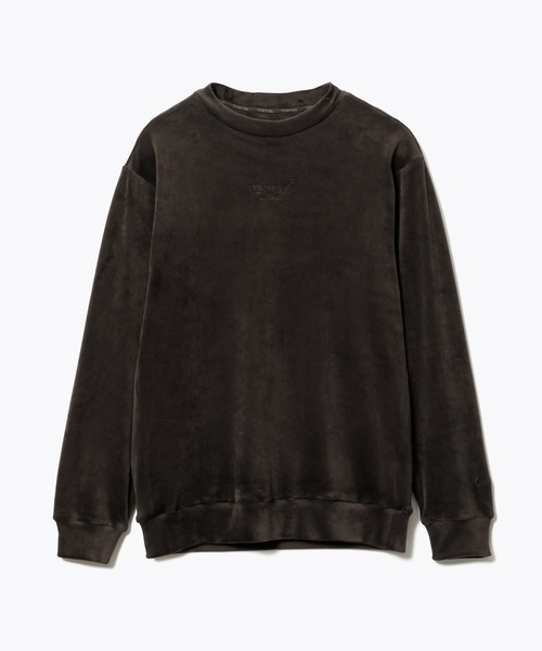 BAKUNE ベロア ロングスリーブ クルーネック（ルームウェア/パジャマ