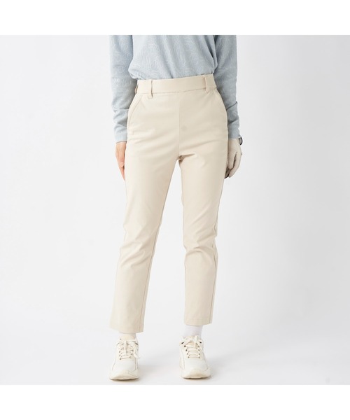 marie claire(マリ・クレール)の「marie claire GOLF マリクレールゴルフ ゴルフウェア ロングパンツ イージーパンツ ストレッチ ボトムス(その他パンツ・レディース・オフホワイト/ブラック/ベージュ・L/M/LL)」の2枚目の写真