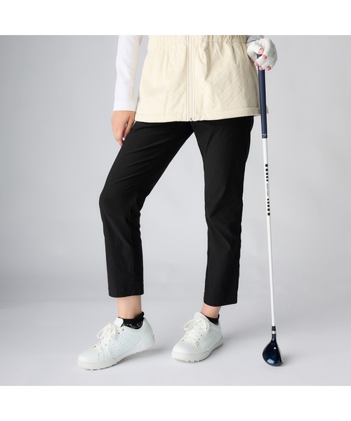 marie claire(マリ・クレール)の「marie claire GOLF マリクレールゴルフ ゴルフウェア ロングパンツ イージーパンツ ストレッチ ボトムス(その他パンツ・レディース・オフホワイト/ブラック/ベージュ・L/M/LL)」の3枚目の写真