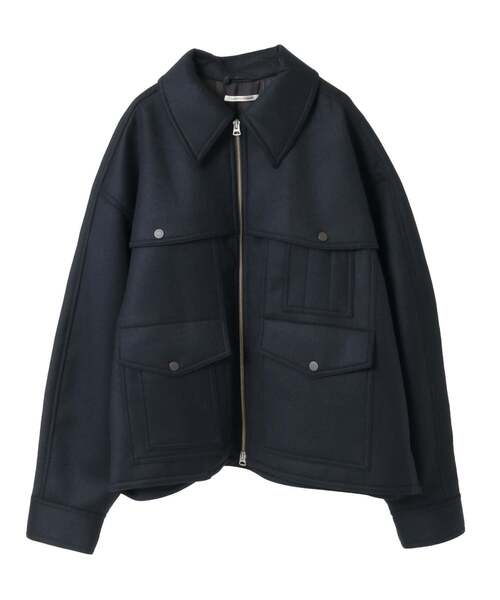 CURRENTAGE(カレンテージ)の「Bonded short coat(MENS)(その他アウター・メンズ・ネイビー・4)」の1枚目の写真