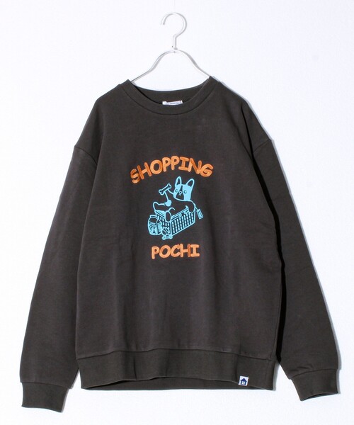 FREDY MAC(フレディーマック)の「【FREDYMAC】SHOPPING POCHI 裏毛スウェット(スウェット・メンズ・ライトグレー/チャコールグレー・L/M/S)」の2枚目の写真