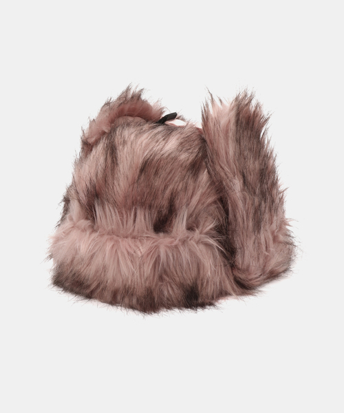 ANNA SUI NYC(アナ スイ エヌ ワイ シー)の「ANNA SUI NYC / アナスイエヌワイシー ファーフライトキャップ(キャップ・レディース・グレー/キャメル/ピンク・FREE)」の3枚目の写真